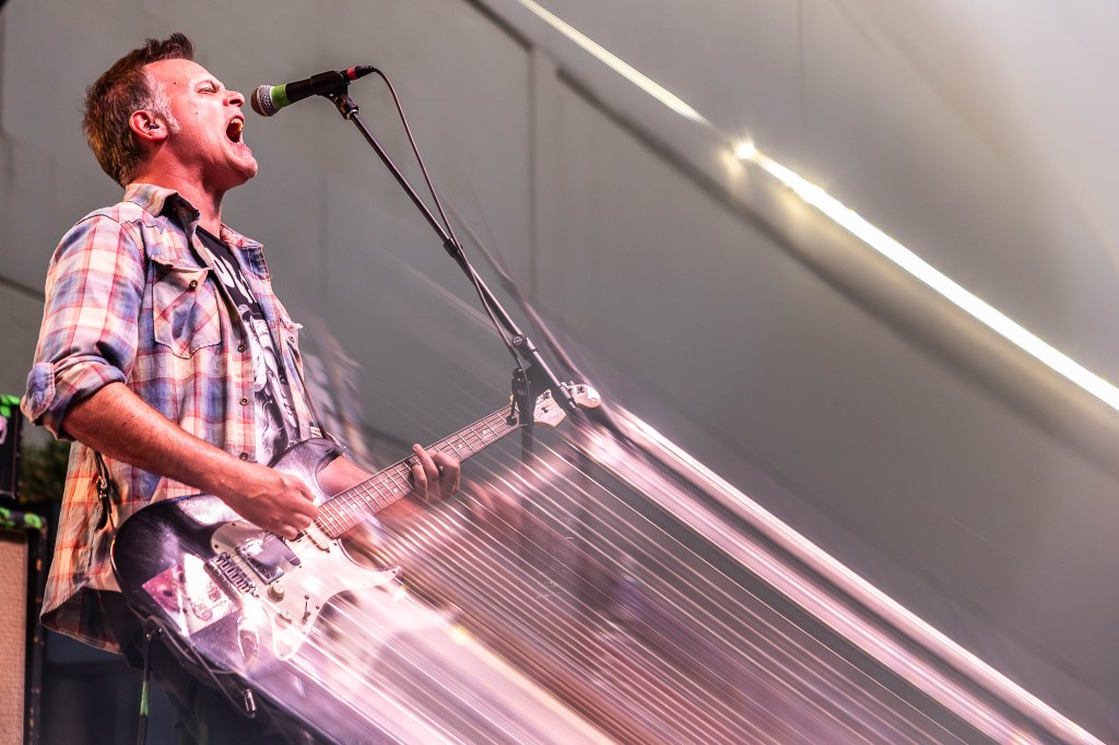 Band performing on stage