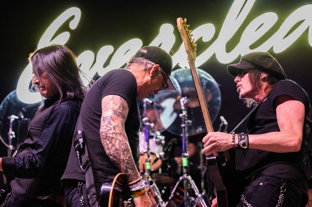 Band performing on stage