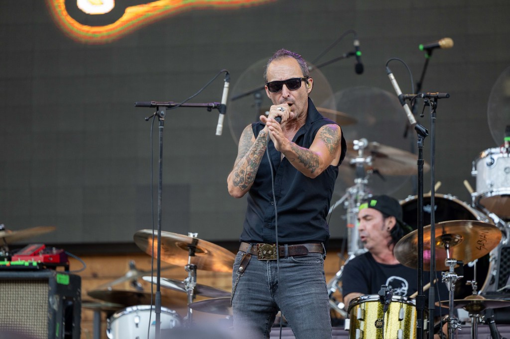 Band performing on stage