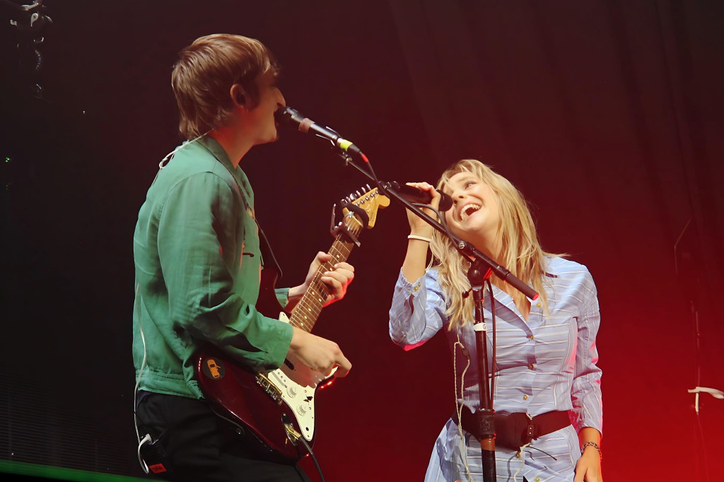 Band performing on stage