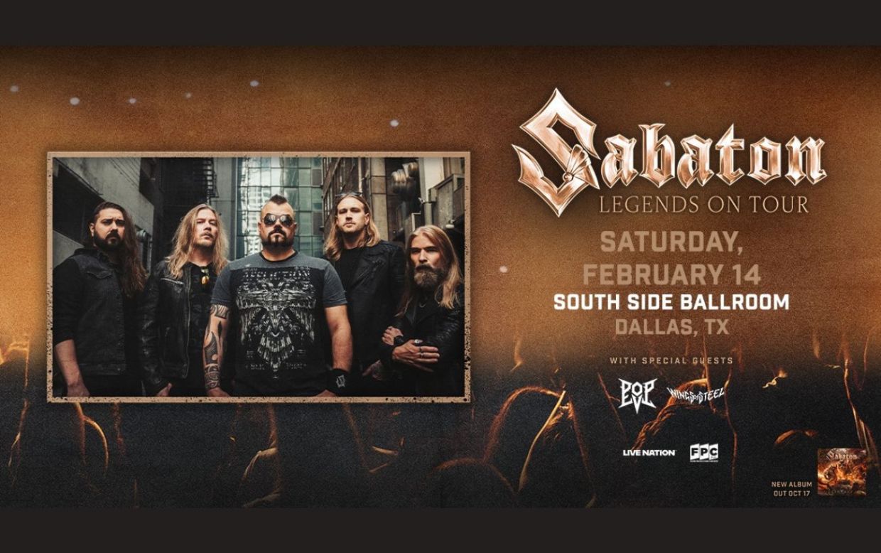 Win 2 tickets to Sabaton!