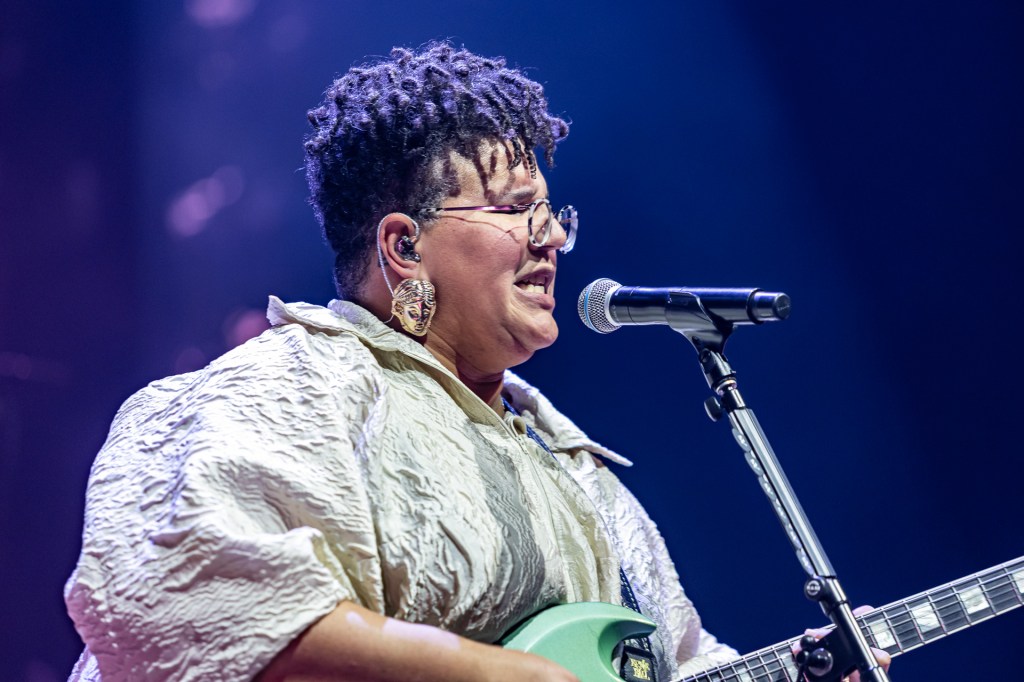 Band performing on stage