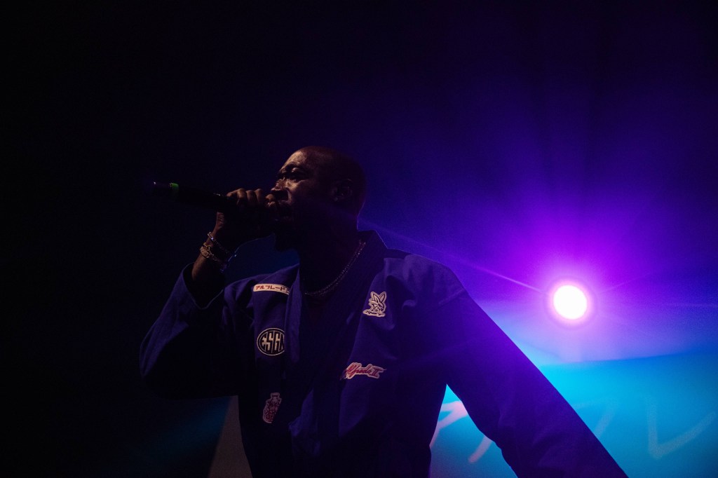 Man performing on stage