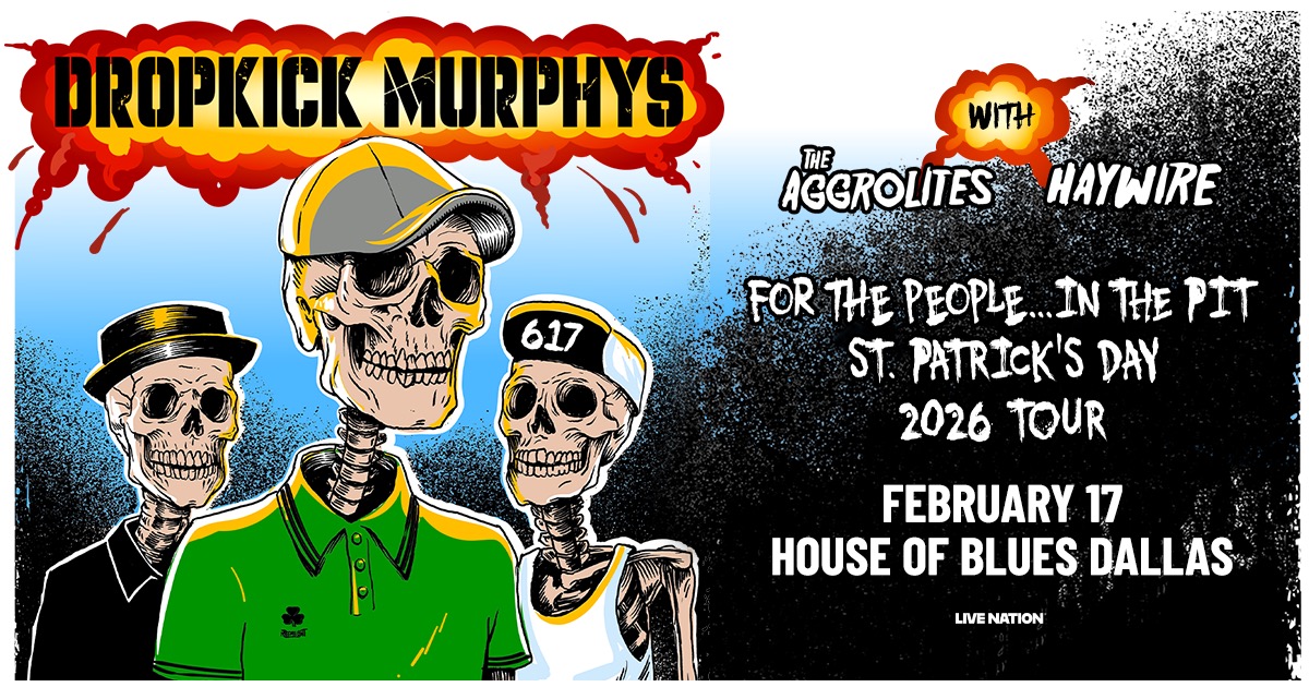 Win 2 tickets to Dropkick Murphys!