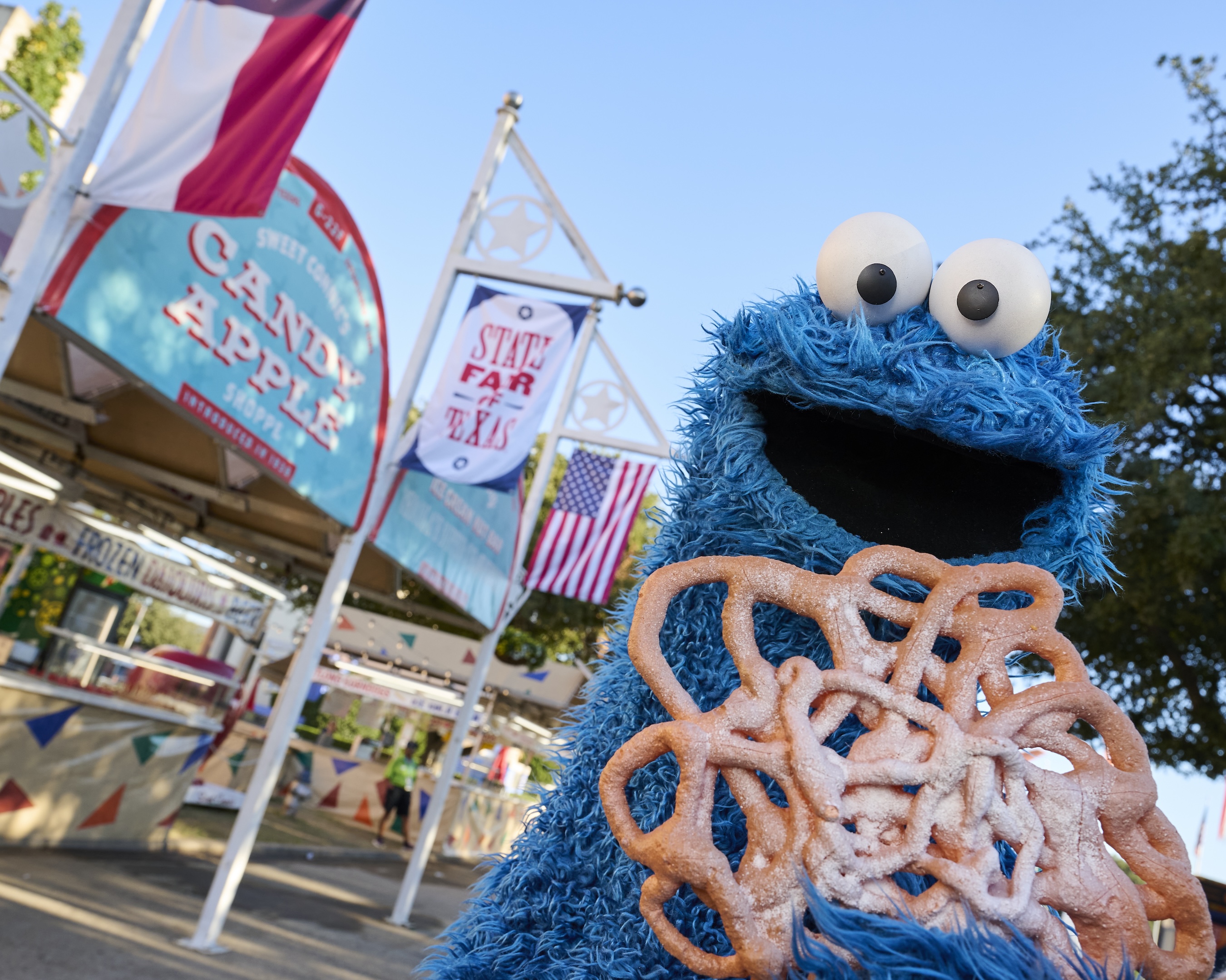 Cookie Monster at the State Fair of Texas