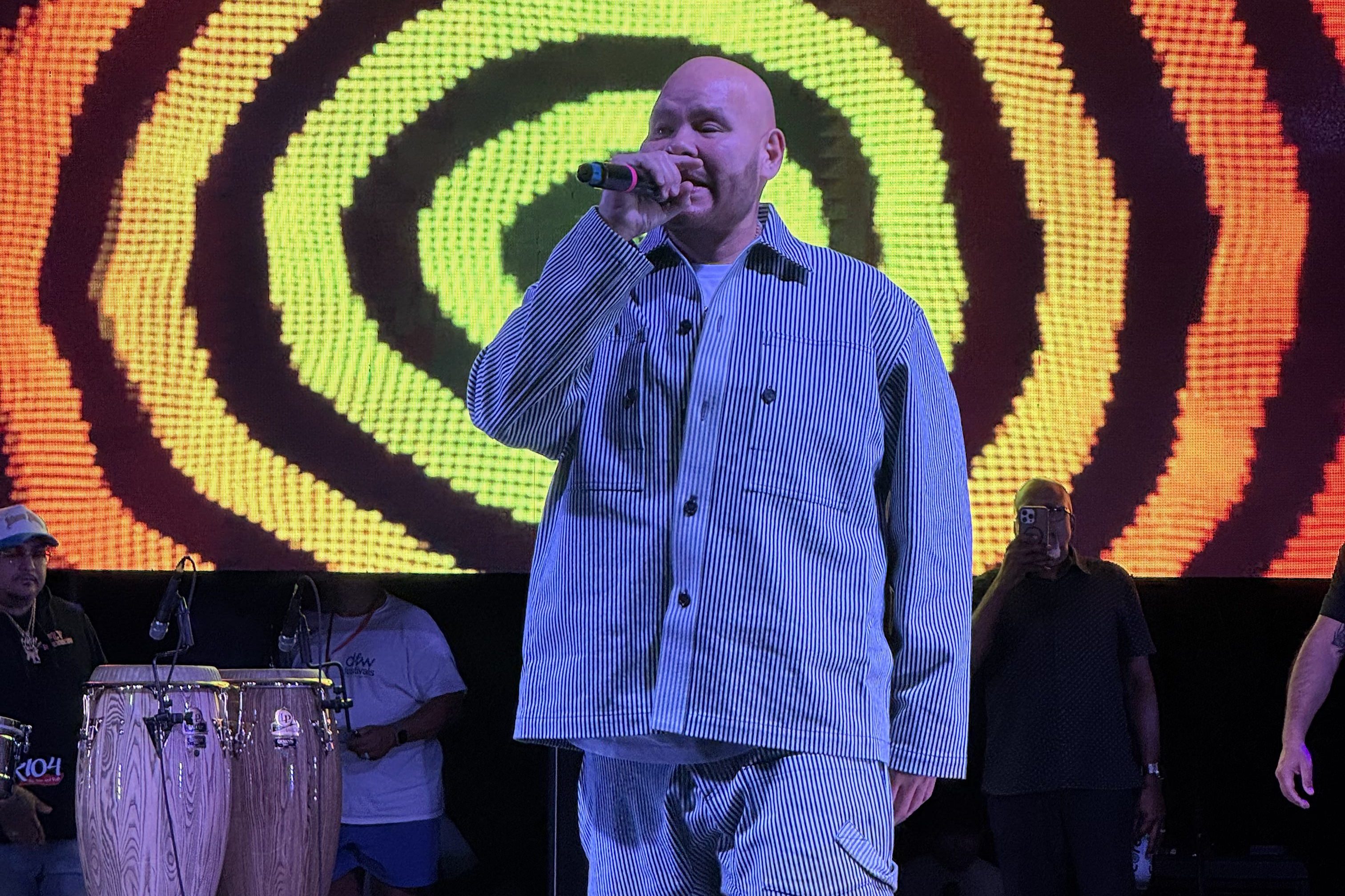 Man performing on stage