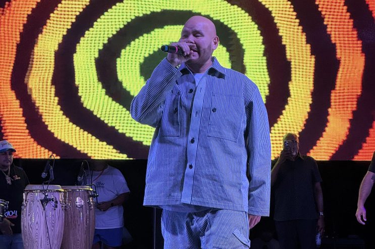 Man performing on stage