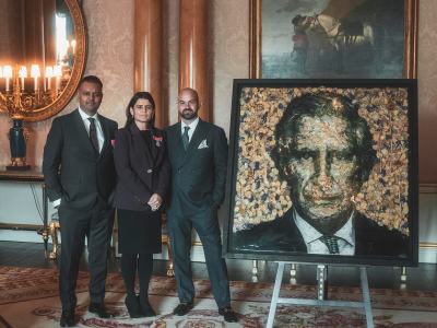 Holding Court: Dallas Artist Commissioned for Custom Portrait of the King of England