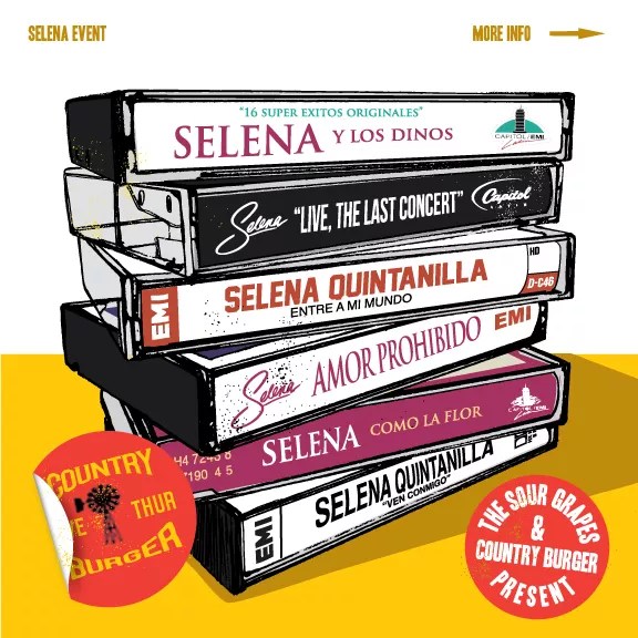 For Its Fourth Annual Selena Party, Country Burger Is Getting a Selena Mural