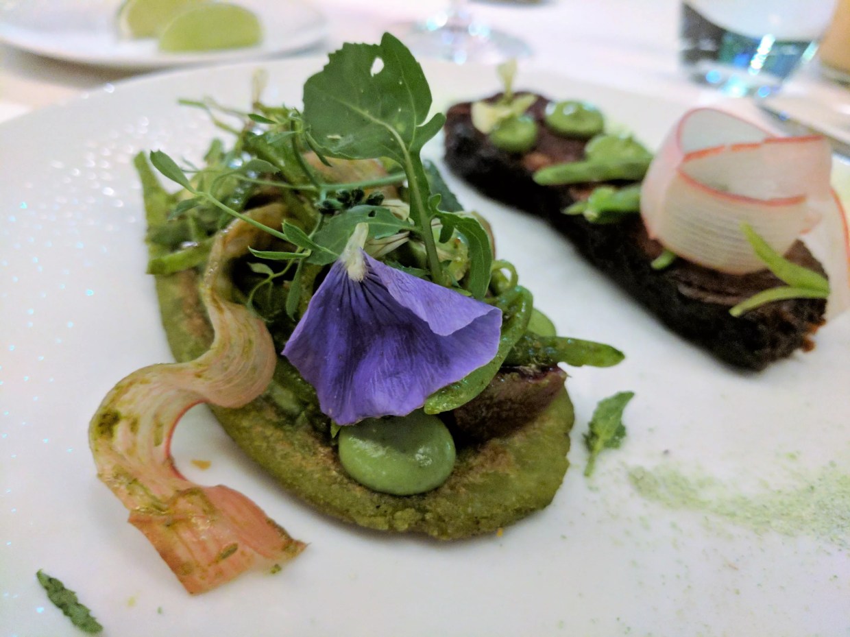 100 Favorite Dishes, No. 82: Rhubarb-Avocado Huarache at Flora Street Cafe