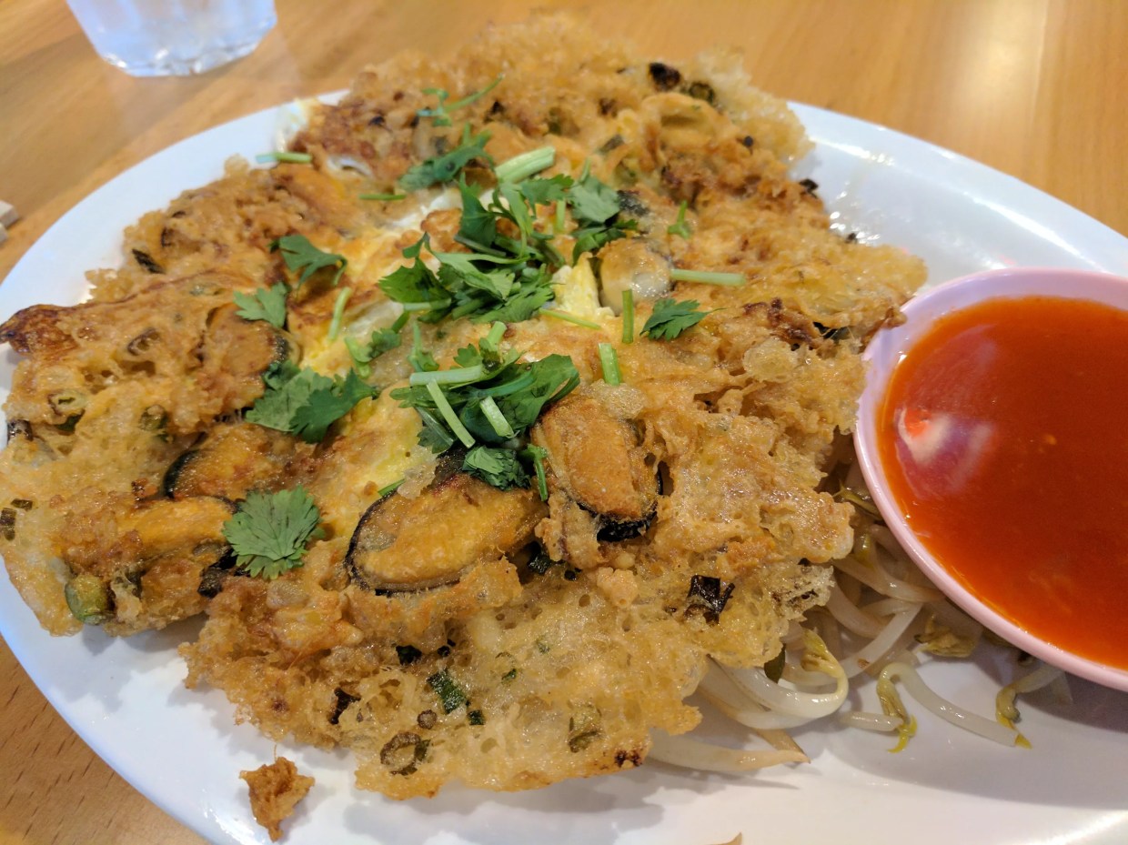 100 Favorite Dishes, No. 21: A One-of-a-Kind Seafood Omelet with Crunch