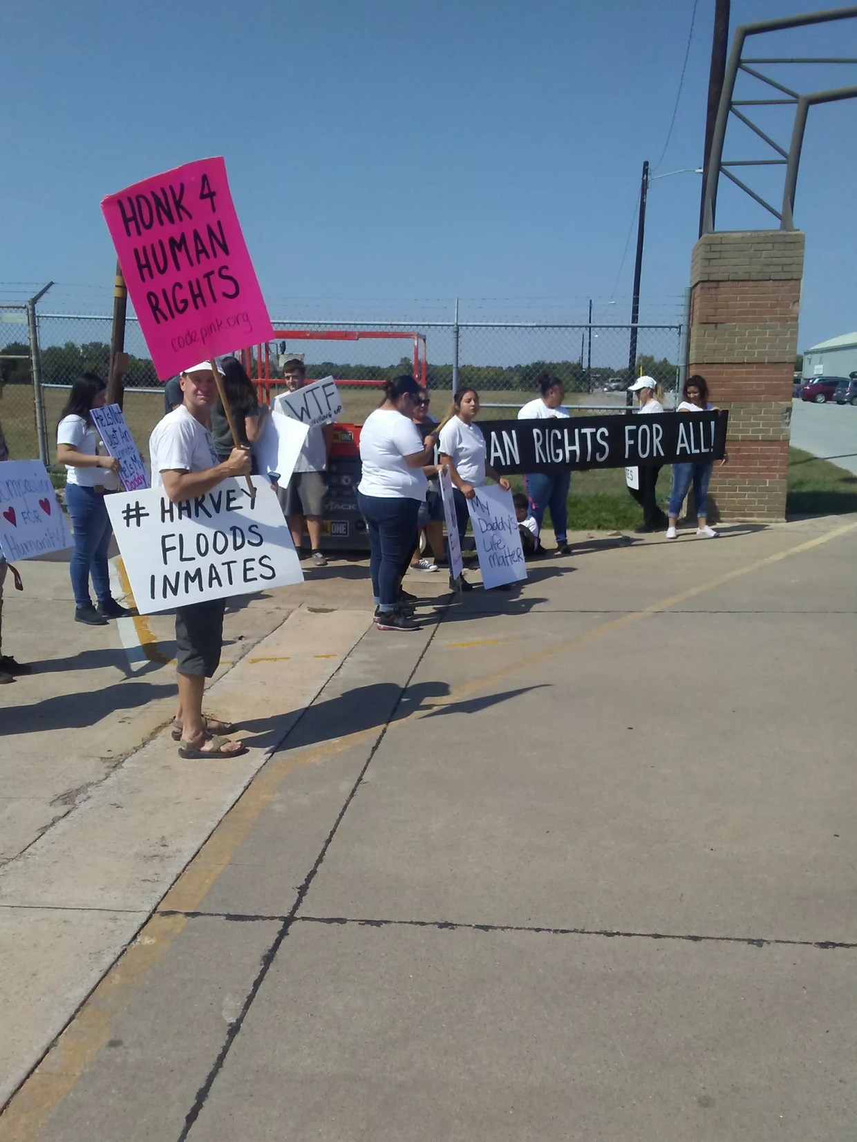North Texas Families Protest Conditions in Storm-Damaged Texas Prison