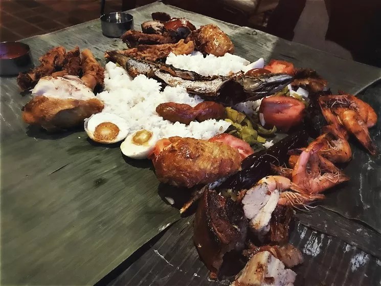 100 Favorite Dishes, No. 2: A Filipino Feast — Served on Banana Leaf — You Eat With Your Hands
