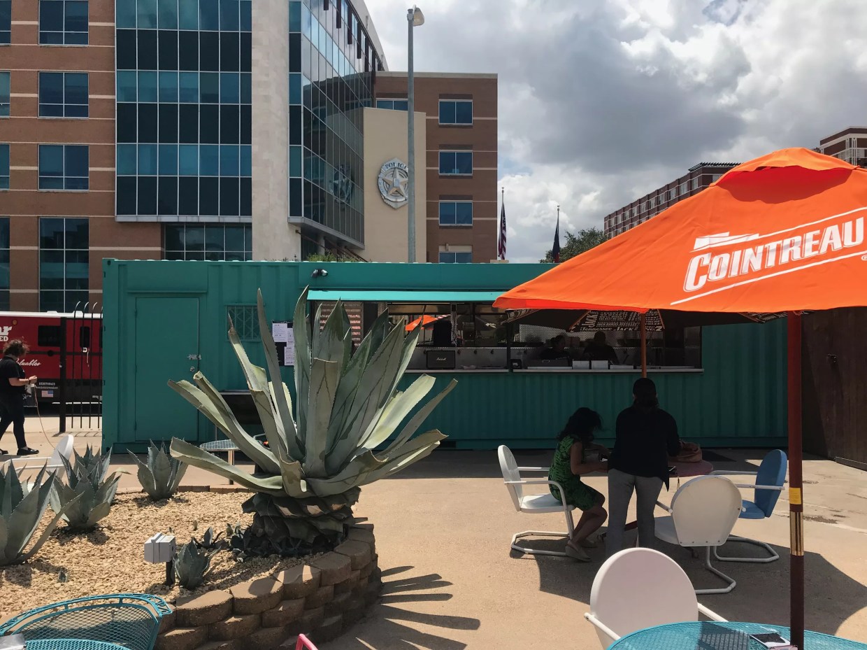 Cedars Socíal Opens a Funky Backyard Shipping Container Taco Stand