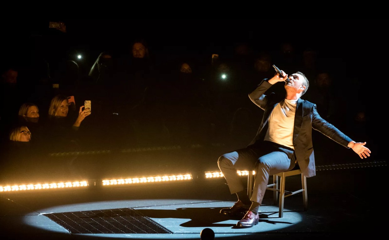 Sam Smith Gives His AAC Audience an Emotional Bear Hug