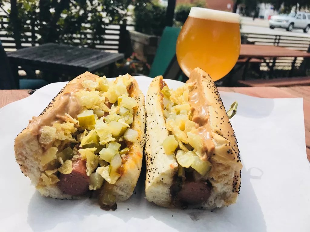 This Hot Dog Is Topped With Pickles, Potato Chips and Peanut Butter, and It’s Great