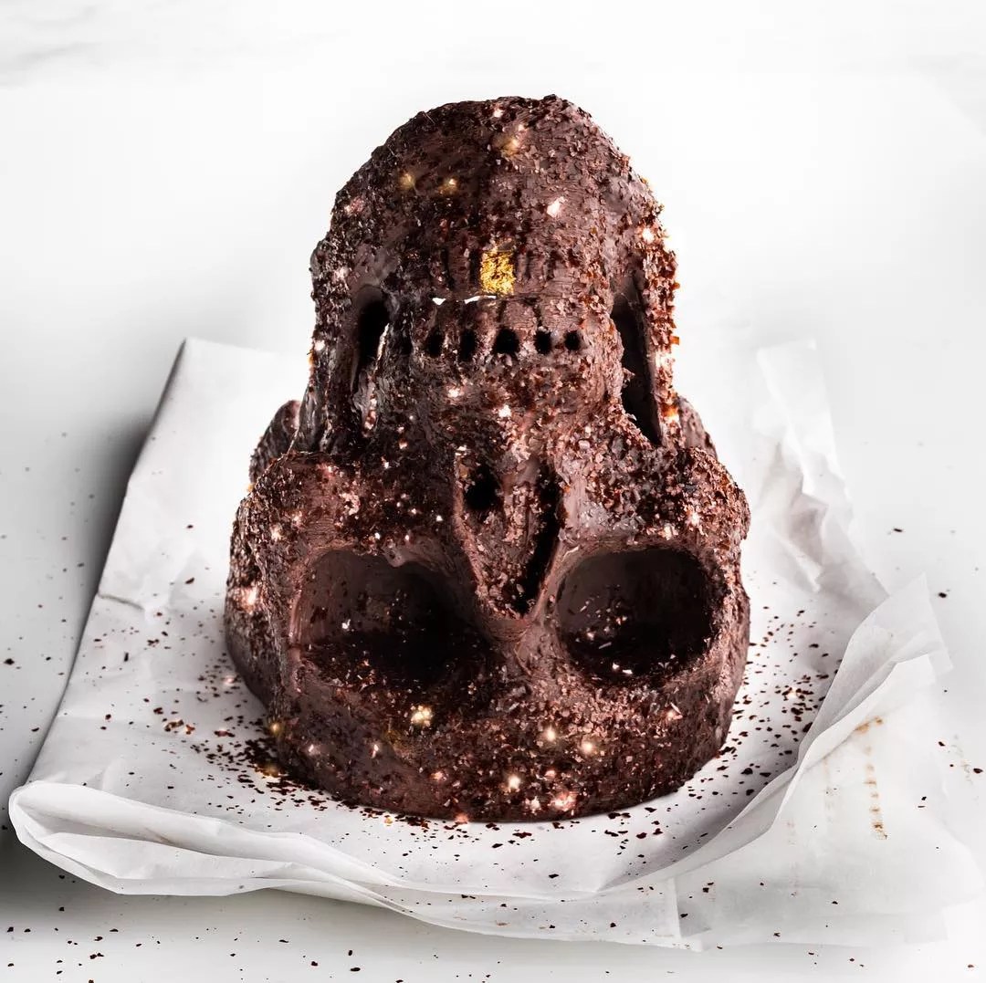 Dude, Sweet’s New Chocolate Skull Is Made With Edible Glitter and a Gold Tooth