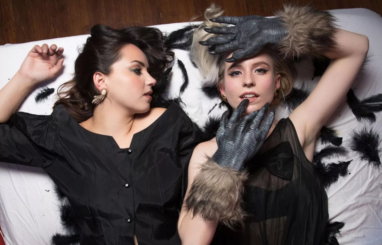 In Bed With Teddy Waggy and Sudie Abernathy