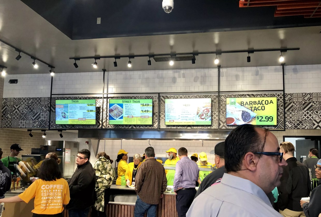 Wildly Popular Laredo Taco Company Opens an Outpost In a Fancy New West Dallas 7-Eleven