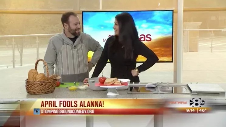Actor Chad Cline Pranks <i>Good Morning Texas’</i> Alanna Sarabia With Bologna Sandwich Recipe