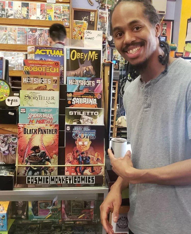 Thomas Nichols Created a Comic Book Where Cartoons and Humans Co-Exist