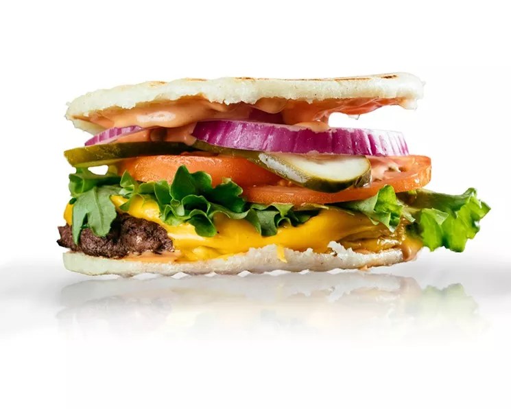 Arepa Burgers of Dallas Prove the Arepa Is the Only Acceptable Burger Bun Substitute