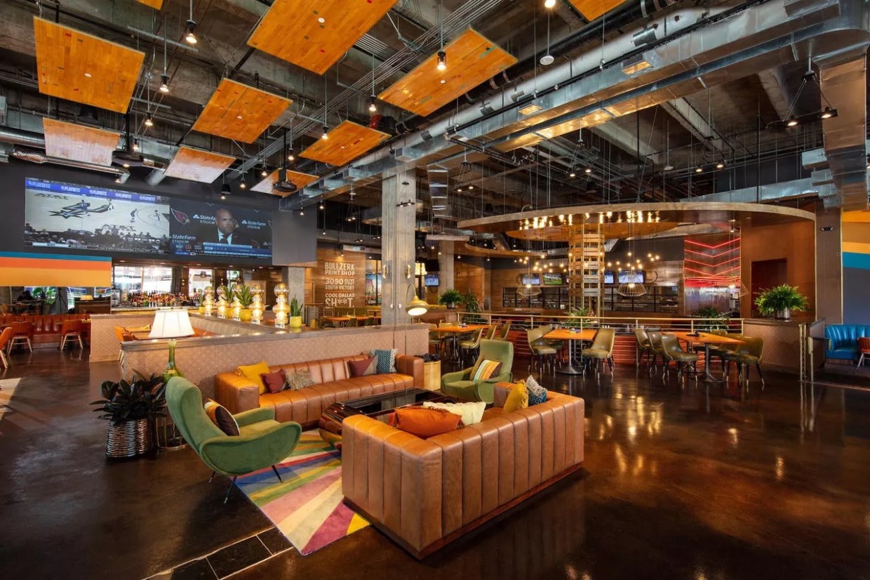 Massive New Bar and Restaurant Hero Brings Healthy Eats and a Vintage Arcade to Victory Park