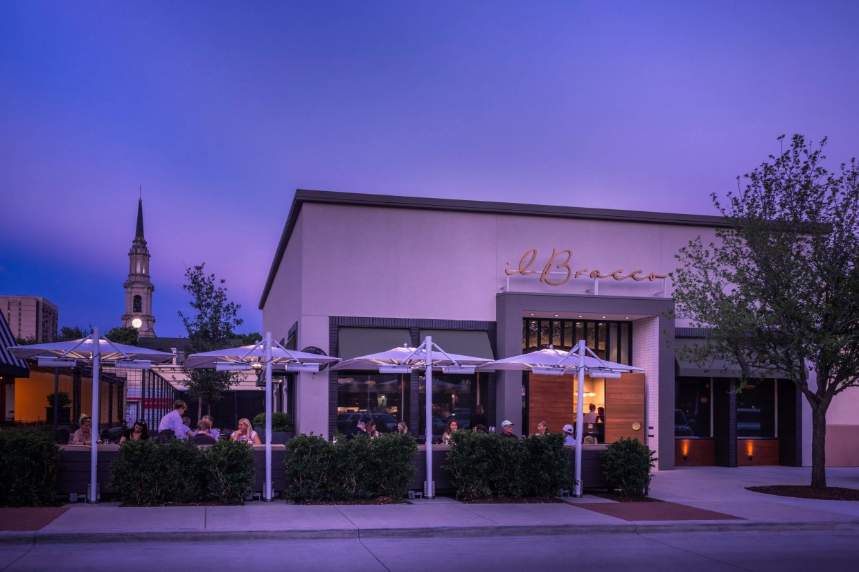 Il Bracco Opens in The Plaza at Preston Center With an Epic Covered Patio
