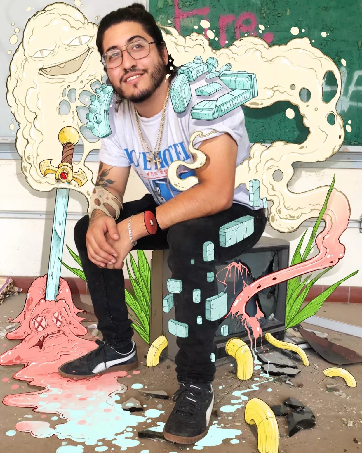 Bware Sparks Is a Millennial Muralist With a Multidimensional Canvas