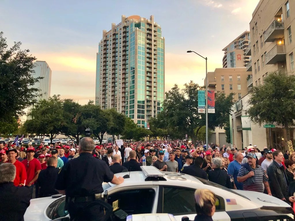 Protesters, Police and MAGA Hat Sellers Agree: Trump Rally Was Better Than Expected
