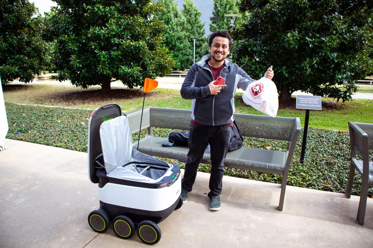 Why Leave Your Dorm for Dinner When a Robot Can Deliver It?