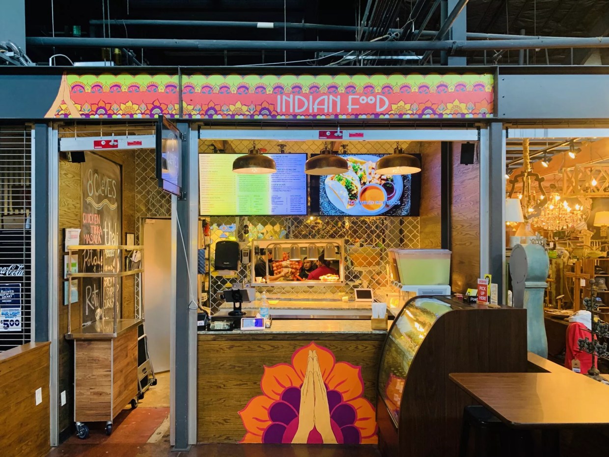 The Hidden Gem of the Dallas Farmers Market: The Roti Tacos at 8 Cloves