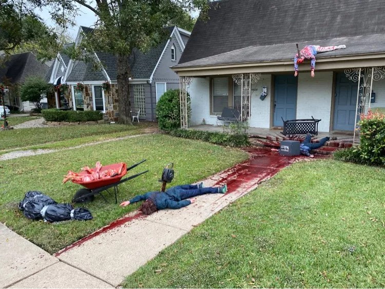 An East Dallas Home’s Halloween Decorations Prompt Multiple Police Visits