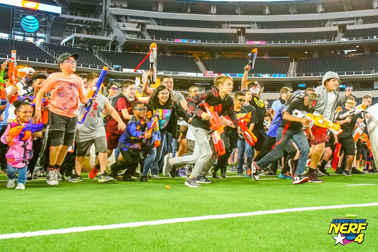 Jared’s Epic Blaster Battle 5  and 6 Returns to AT&T Stadium