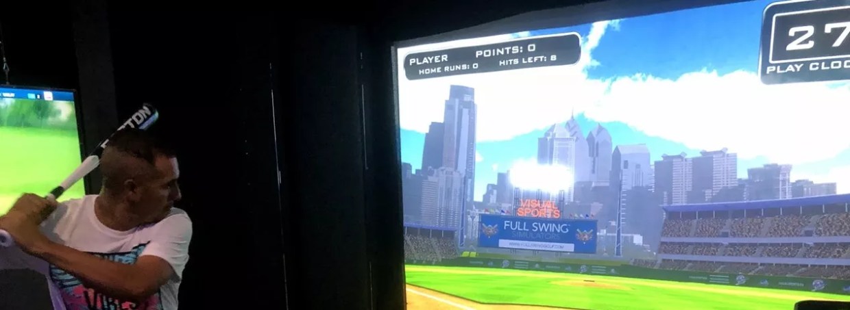 Crush It! Virtual Sports Lounge Lets People Play Ball Come Rain or Shine
