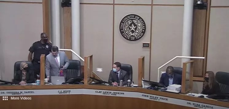 Struggle Over Mask Mandates Reaches Dallas Commissioners Court