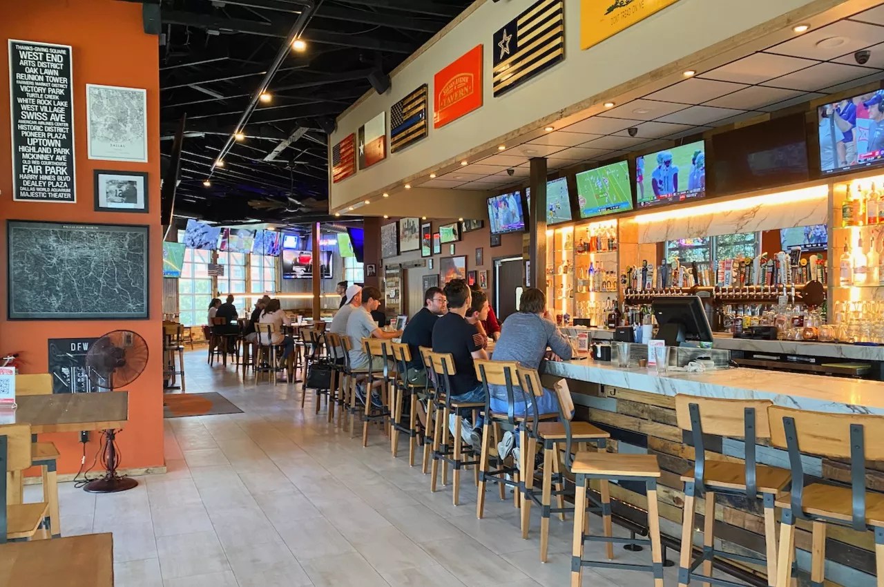 the bar at Sylvan Avenue Tavern.