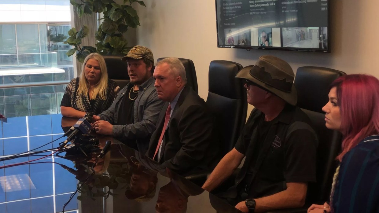 Family, Attorney Call For Arrest of Dallas Paramedic Who Repeatedly Kicked Mentally Ill Man