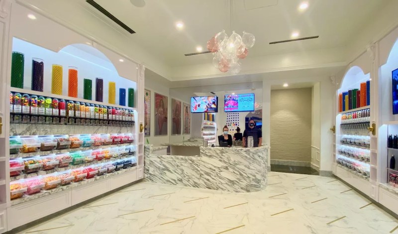 The candy store at the Sugar Factory.