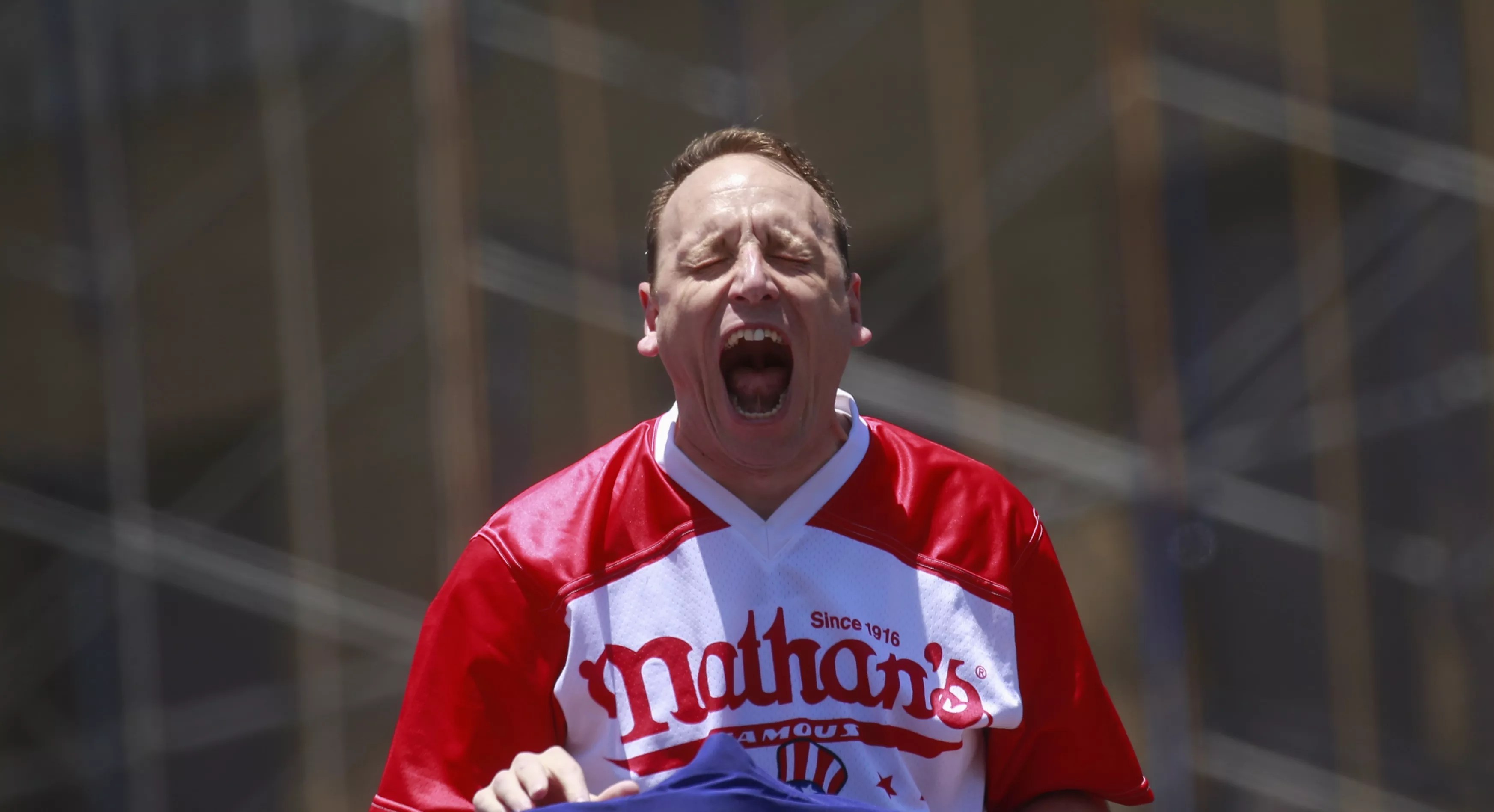 Competitive eater, Joey Chestnut