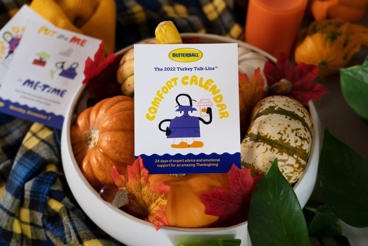 Butterball Offers Emotional Support and Plenty of Turkey