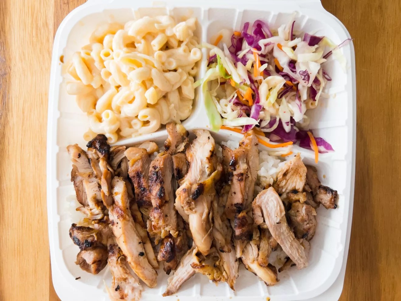 A Hawaiian lunch plate at Teriyaki 4 U