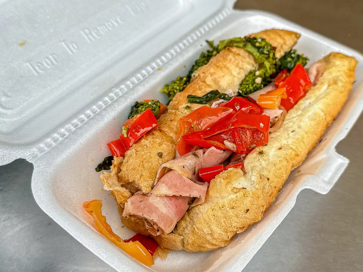 Jimmy's porketta sandwich