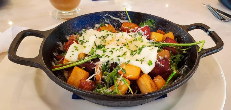 Short rib hash at The Finch in Dallas