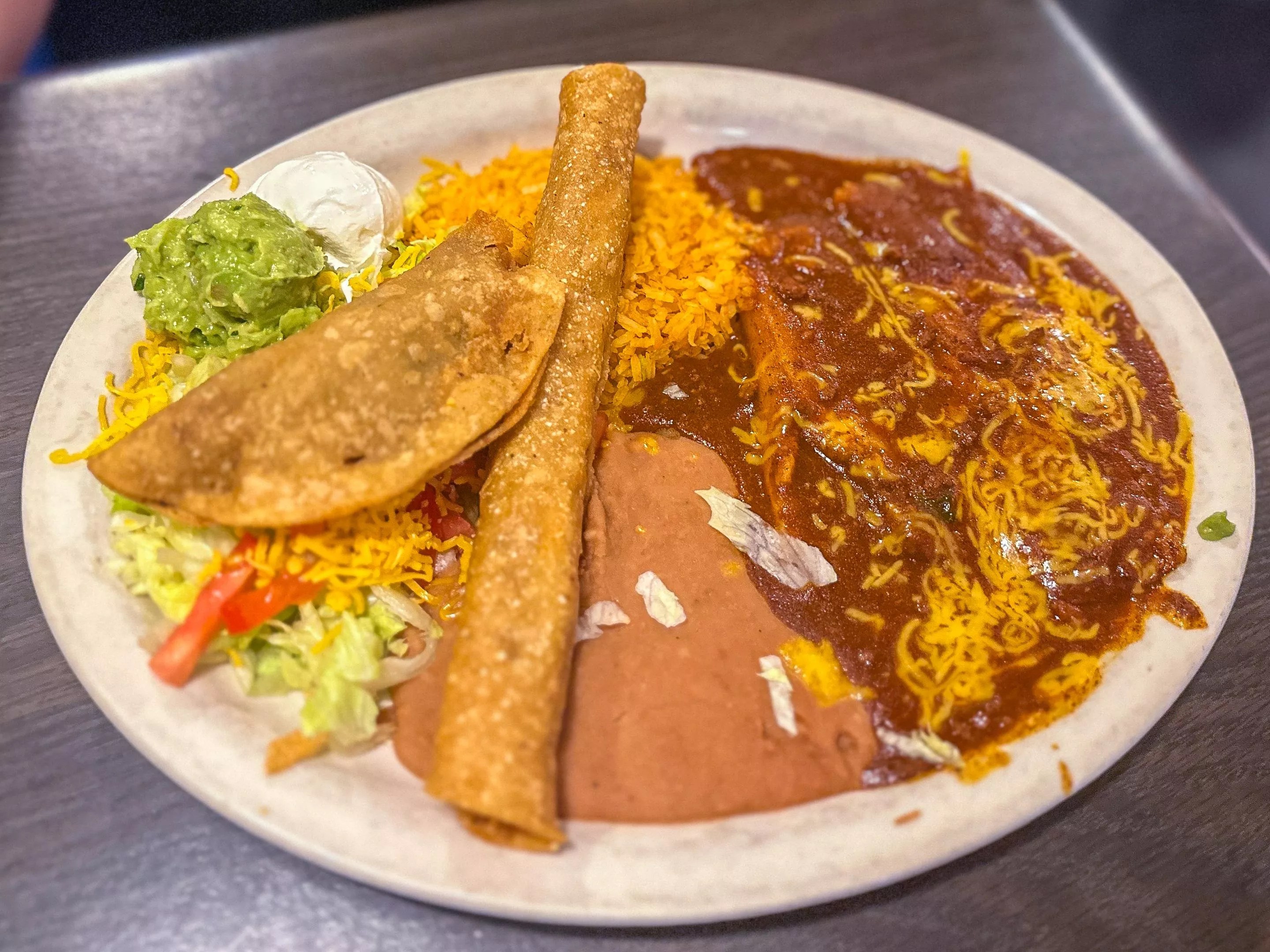 Blanca's plate at Casa Navarro