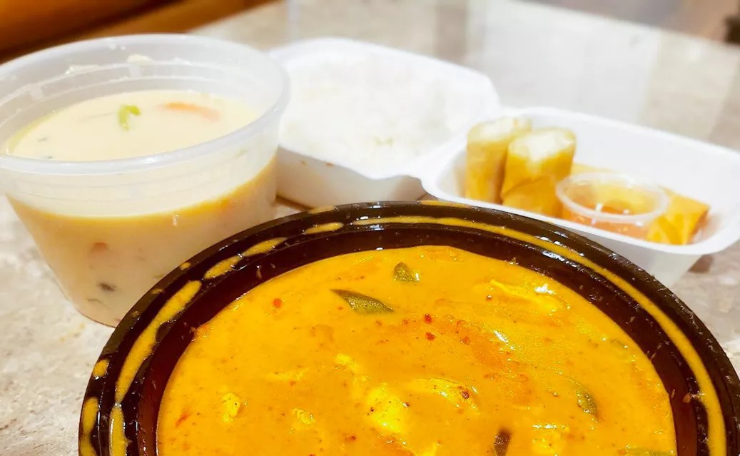 Thai curry, soup and crab rolls from Coconut Thai Eats.