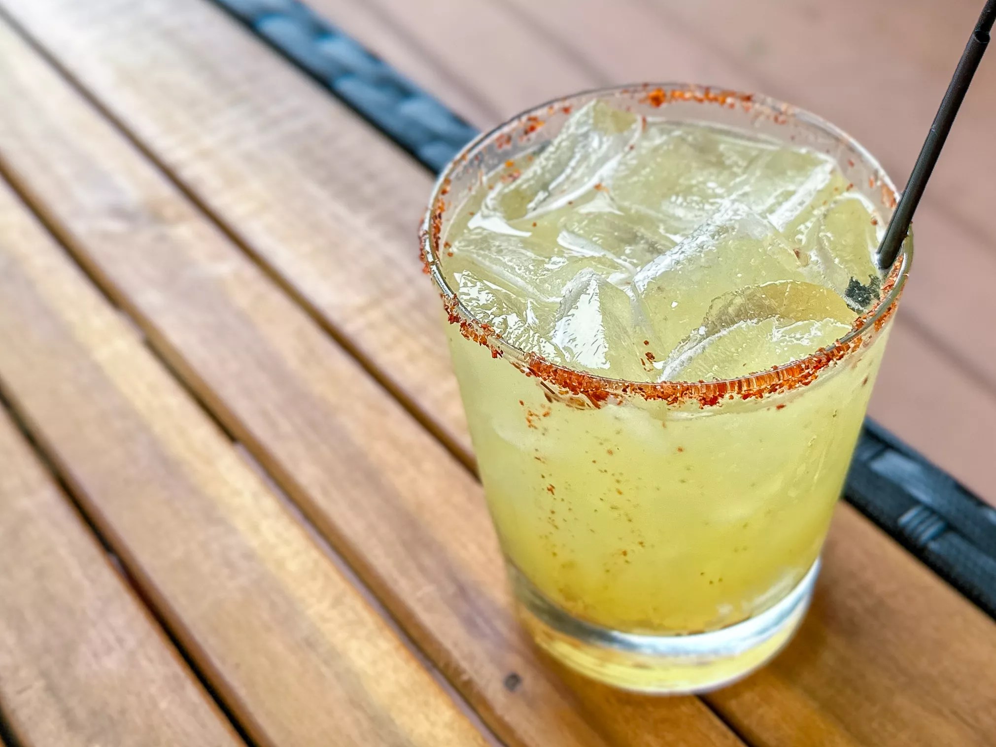 margarita on a table.