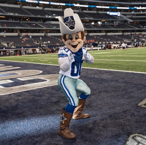 Rowdy, Dallas Cowboys mascot