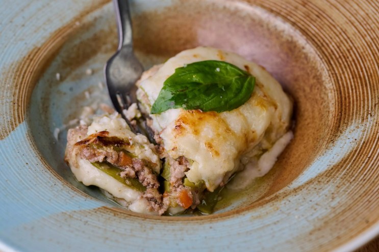 lasagna bianca at radici