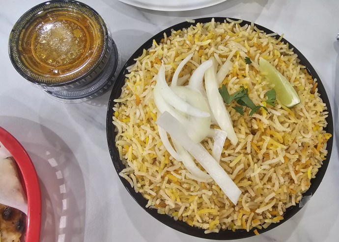 goat fry biryani